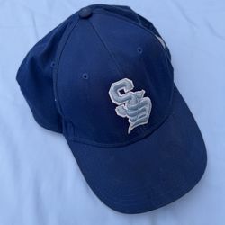 DTTO Navy Blue Adjustable Baseball Cap Sports Theme Men's Solid