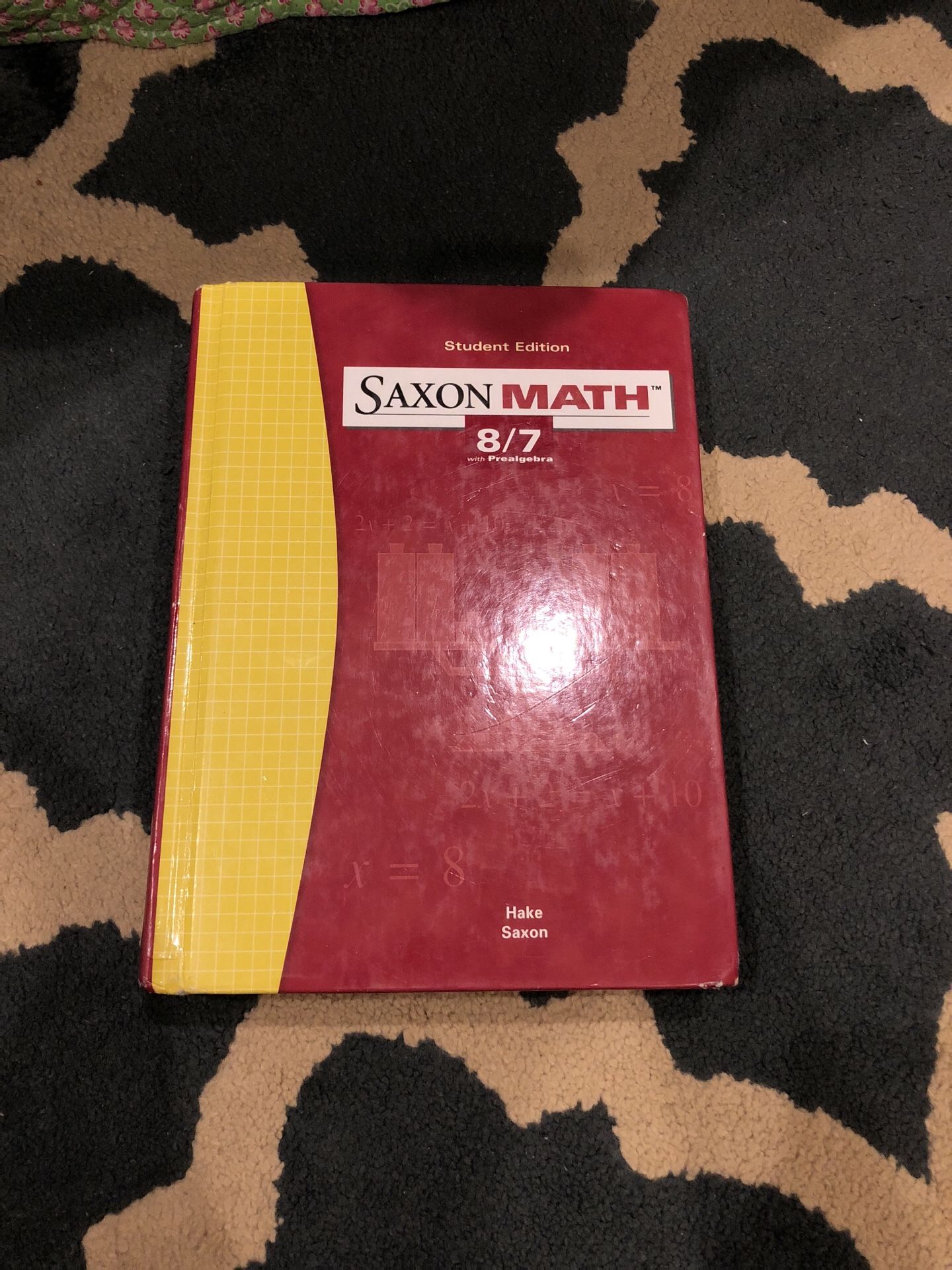 Saxon Math 8/7 + Solution manual