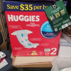 Huggies Little Snugglers Baby Diapers, Size 2