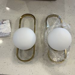 New In Box MCM Wall Sconces 