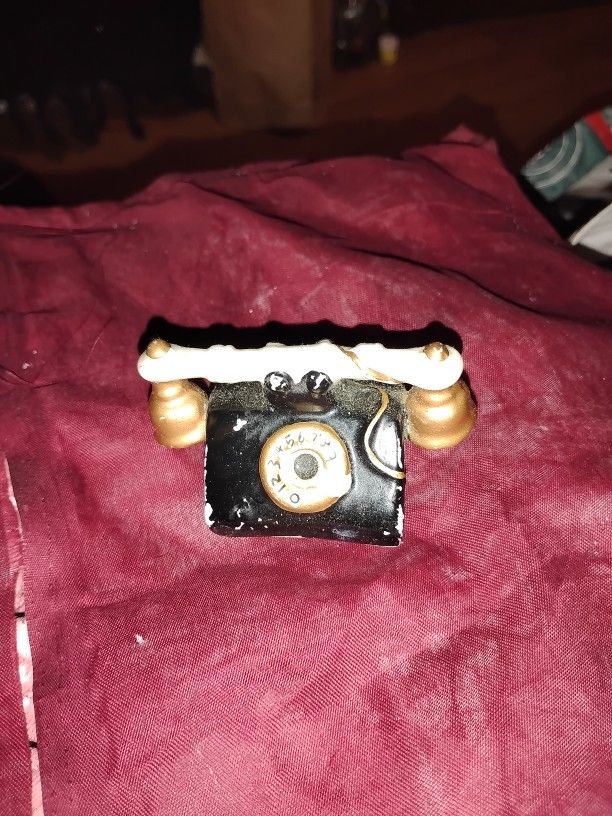 Ceramic Phone Figurine