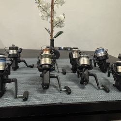 🐠 Lot of 8 Preowned Shimano Baitrunners, (6) 4500, (1) 6500, (1) 3500 Reels 🔥 