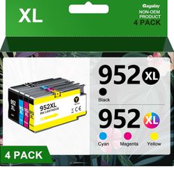952XL Ink Cartridges Combo Pack Latest Upgrade Replacement for HP 952 XL Ink Cartridges Work with Officejet Pro 8(contact info removed) 8715 