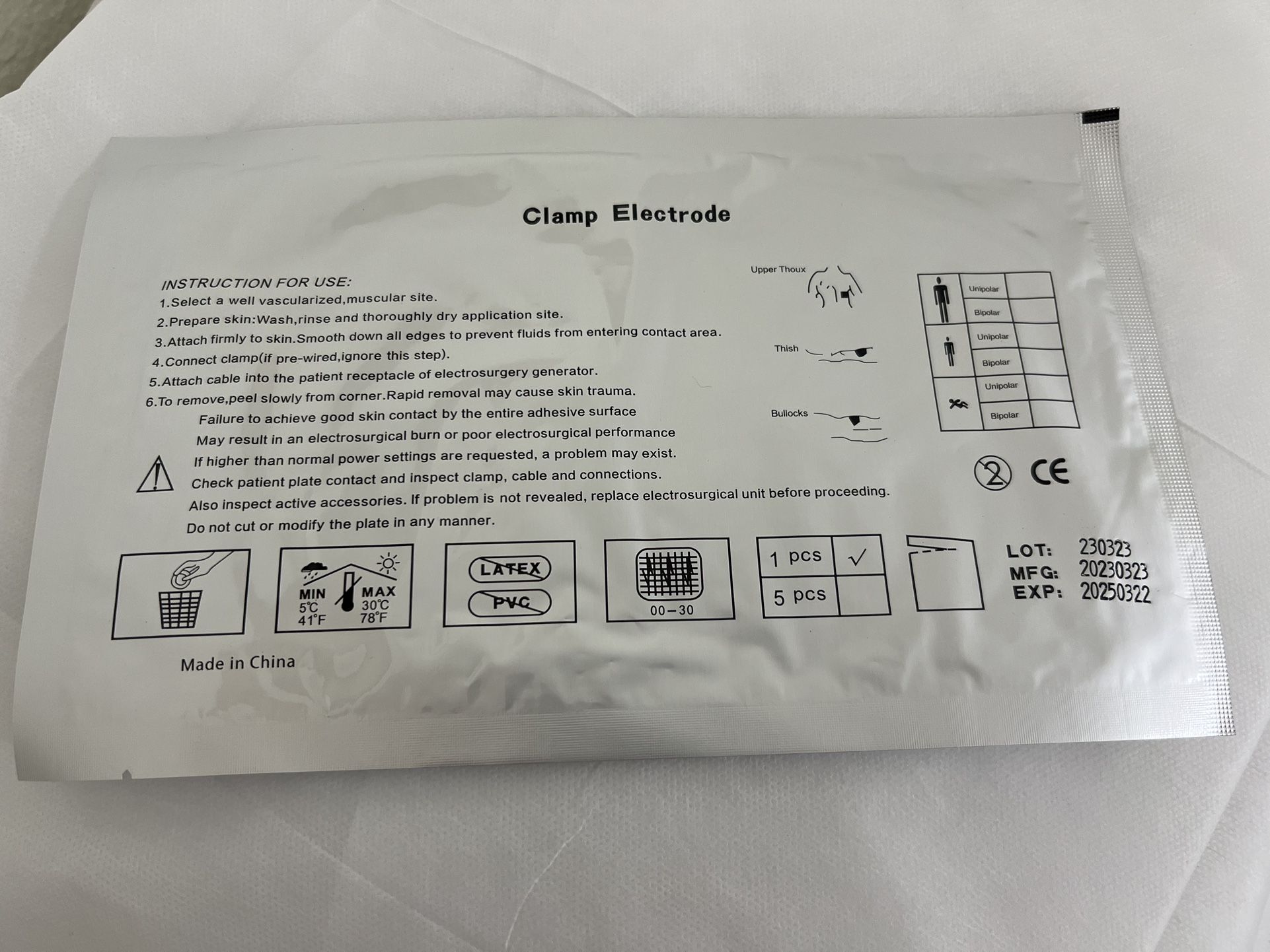 Grounding Pad Electrode (quantity 150)