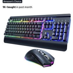 Wireless Gaming Keyboard & Mouse 