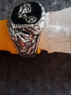 Mens silver ring