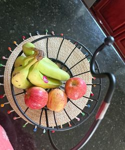 Fruit Basket Bowl with Banana Tree Hanger