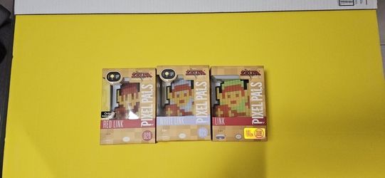 Pixel Pals Legend Of Zelda Link 008 Red Link 026 White Link 025