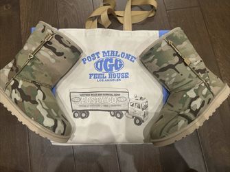 Men UGG Camo Boot - Limited Edition Post Malone Collab - Brand New - Never Worn