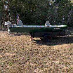 14 Ft John Boat 6 Hp Evenrude