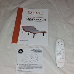 Model E3000 Eshine Power Adjustable Base Bed