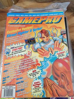 GamePro Video Game Magazine - August 1993 VOL 5 # 8 Street Fighter II Turbo

