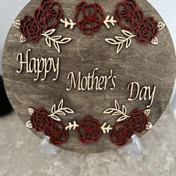 Engraved Mother’s Day sign