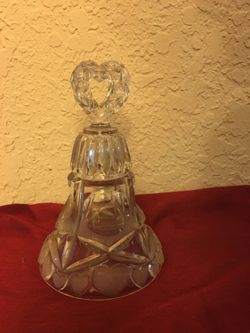Crystal heart bell