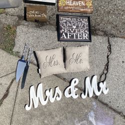 Wedding Decoration Items