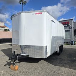16' Enclosed Cargo Trailer 