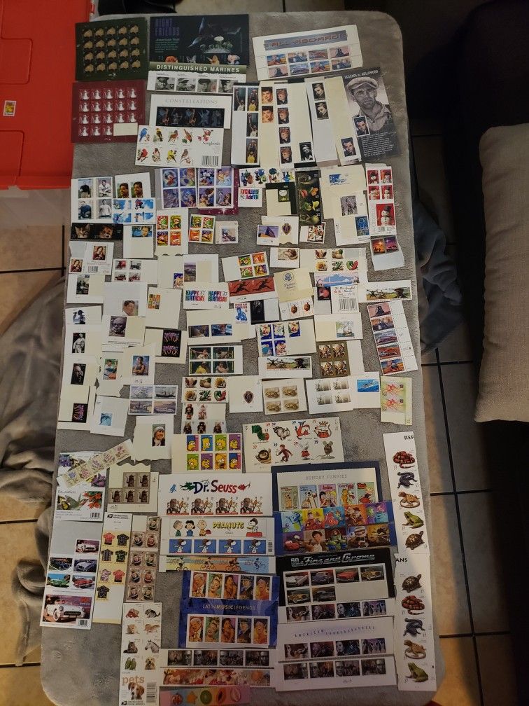 330 US forever stamps approx.
(37c most of them)
Real value $120+ approx