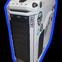 Cooler Master NZXT Full PC Tower w/240mm Corsair Radiator And Asus Optical Drive.