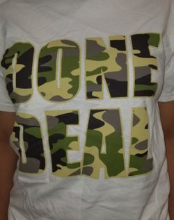 Done Deal in Camo White T-Shirt