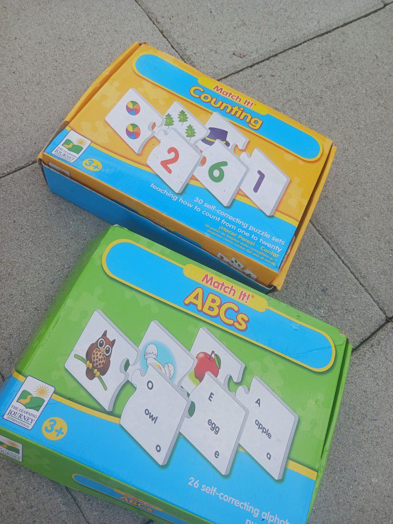 2 Kids Puzzle Games ABC'S and 123's by The Learning Journey