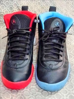 Air Jordan Jumpman Pro 'UNC Bulls' sneakers, featuring a distinct mismatched design with University Blue and Gym Red accents.