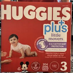 Size 3 Huggies Diapers 