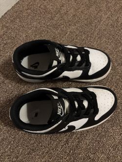 Nike Dunk Low Toddler - Size 9C (Black/White)