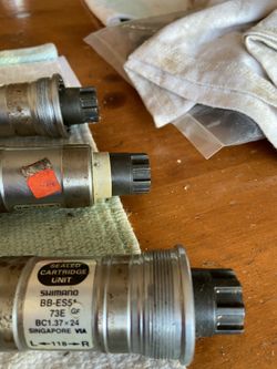 Shimano octalink bottom bracket sealed bearing cartridges