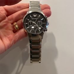Emperor Armani Stainless Steel Watch