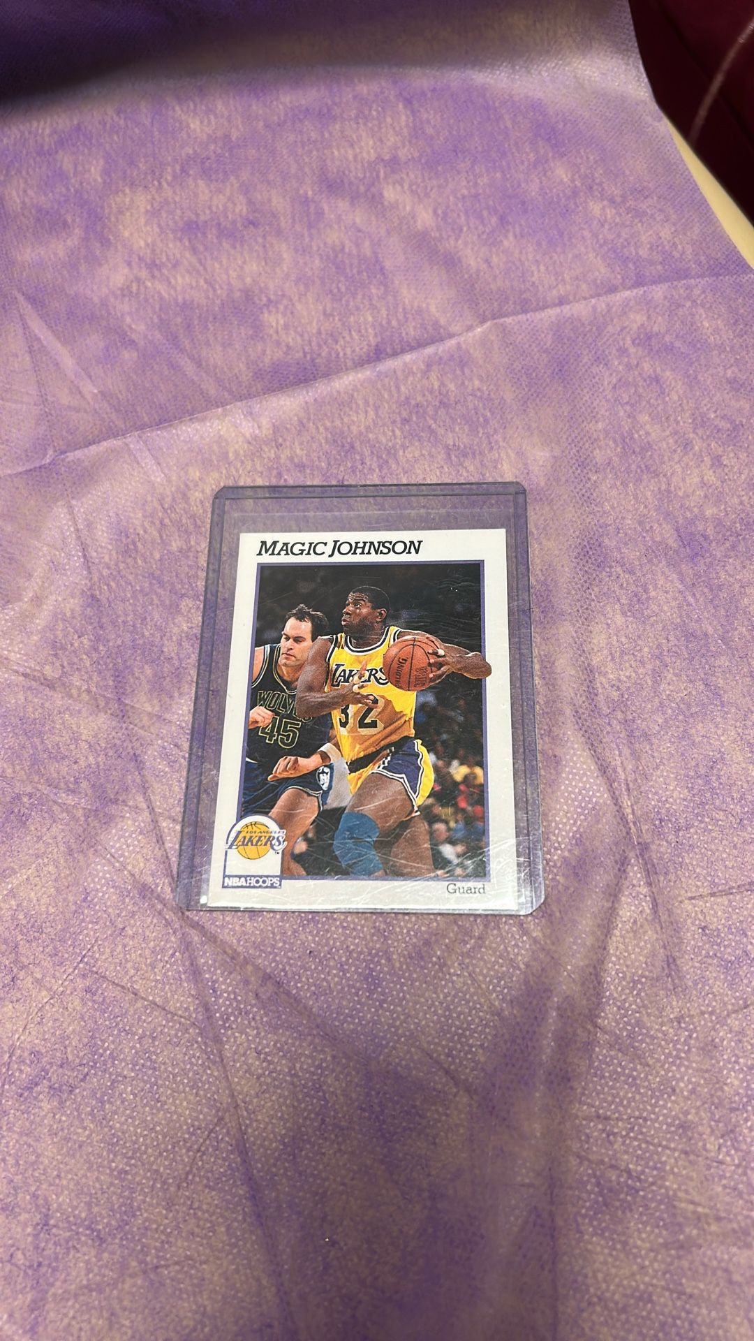 Magic Johnson Lakers Guard  Card
