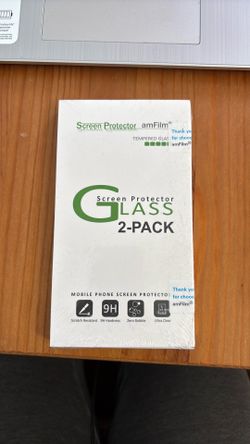 Glass screen protector for iPhone 6,7, or 8