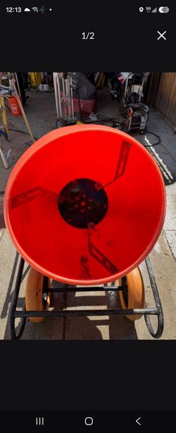 Electric Cement Mixer on Wheels