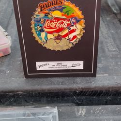 Padres Coca-Cola Pin Cap Set