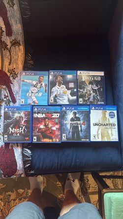 PS4/PS5 Game Bundle – 7 Games FIFA, Uncharted, NBA