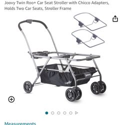 Joovy twin roo car seat clearance stroller