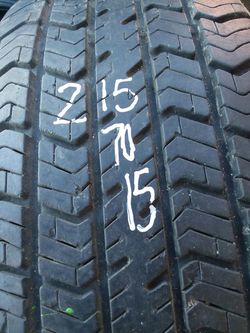 215 70 15 one good truck tire for sale