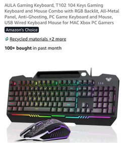 Gaming rechargeable keyboard
