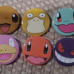 Pokemon Go Button Pins
