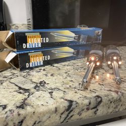 Screw driver set. Lights up
