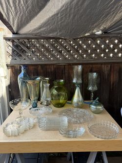 Beautiful Large Glassware Vases And More 