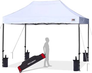 V400-ABCCANOPY Patio Pop Up Canopy Tent 8x16 Commercial-Series (White)