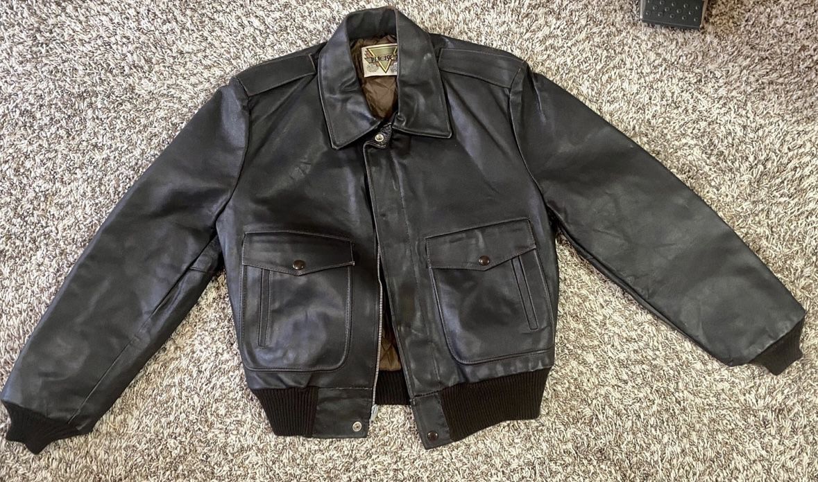 Vintage Phase 2 Size XL Leather Jacket