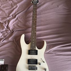 Ivory White Ibanez Guitar
