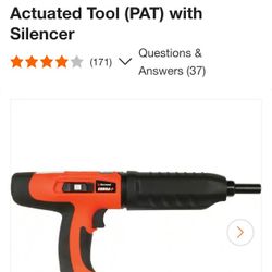 Ramset
Cobra+ 0.27 Caliber Semi-Automatic Powder Actuated Tool (PAT) with Silencer
With box of nails .. 
NEW Asking just  $150 DLLs  including  nails