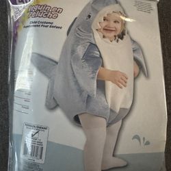 Plush Shark Toddler Costume