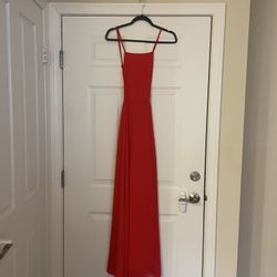 Red Long Formal Dress 