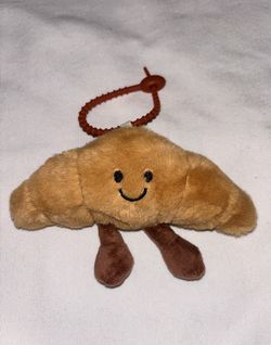 NEW Croissant Keychain Plush