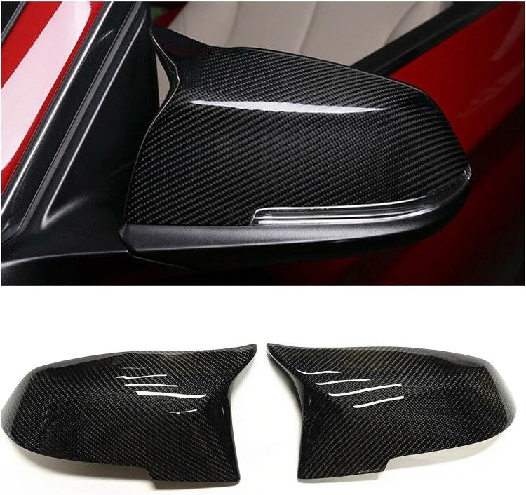 Mirror Cover Compatible With BMW X1 E84 F20 F22 F87 M2 F23 F30 F31 F32 F33 F36 2012-2017 Car Rear View Rearview Cap Replacement