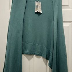 BCBGMAXAZRIA Knit Cardiwrap Jersey Sz M/L