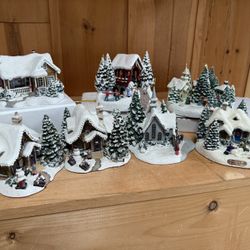Thomas Kincaid Snow Village
